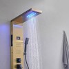 BWE 4-Jet Rainfall Shower Tower Shower Panel System with Rain Waterfall Shower Head and Shower Wand - 4 of 4