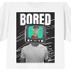 Bored Of Directors TV Head Crew Neck Short Sleeve Men's White T-shirt - 2 of 2