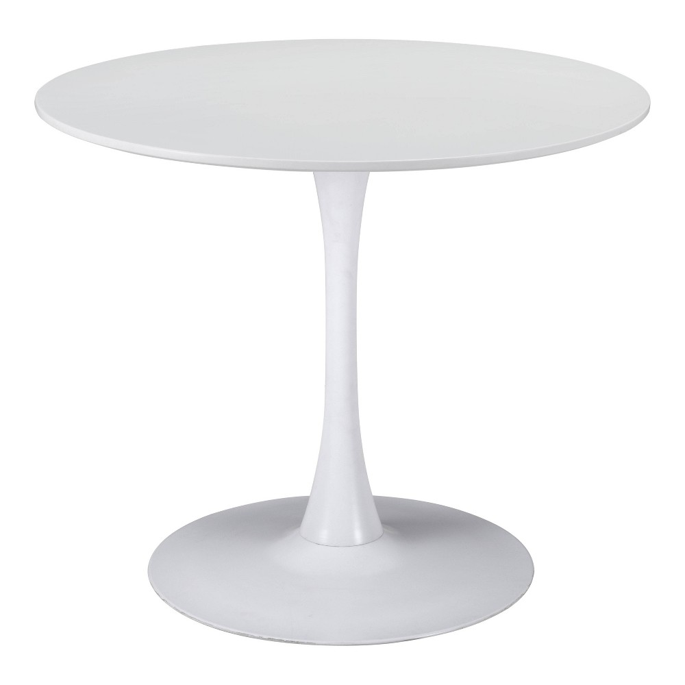Photos - Dining Table 35.4" Olympia  White - ZM Home