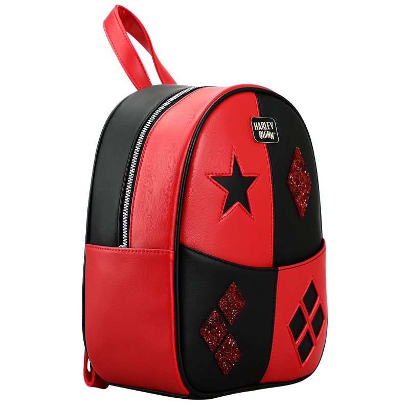 The Harley Quinn Inspired Mini Backpack with Removeable Coin Pouch, 3 of 7