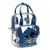 Disney Bag, Crossbody Light Up, Lilo and Stitch Stitch Smiling Expression, Transparent, Clear PVC - 2 of 4