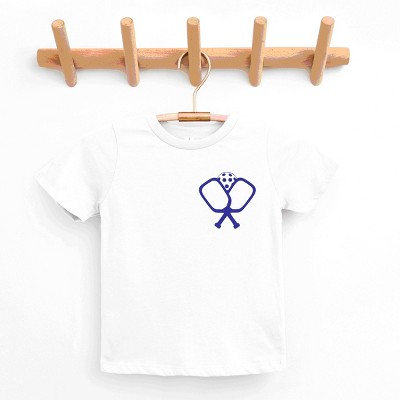 The Juniper Shop Pickleball Paddles Crossed Youth Short Sleeve Tee