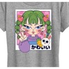 Women's - Instant Message - Cute Anime Girl Short Sleeve Graphic T-Shirt - 2 of 4