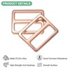 Unique Bargains Zinc Alloy Durable Multipurpose Tri Glide Metal Buckles for Bags 10 Pcs - 2 of 4