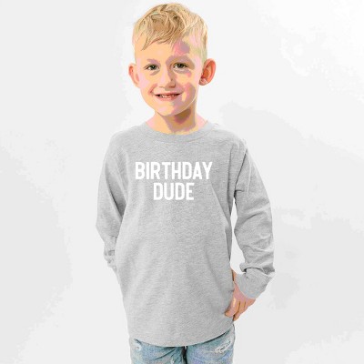 The Juniper Shop Birthday Dude Bold Youth Long Sleeve Tee