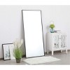 Elegant Lighting Metal frame rectangle mirror 30 inch in Black - 3 of 4