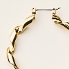 Metal Ribbon Hoop Earrings - kate spade new york x Target Gold - 3 of 4