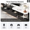 CAVINAS TV Stand Modern Extendable Media Console for TVs up to 75 Inches for Living Room - 3 of 4