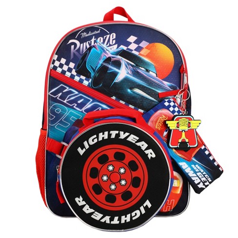 Pixar Cars 3 Jackson Storm 5 Piece Backpack Set