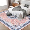 COZONY Area Rugs Vintage Machine Washable Rug,Low Pile Print with Rubber Backing Non-Slip Carpet for Bedroom,Kitchen,Dining Room,Office,Home Decor - 2 of 4