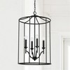 Capital Lighting Peyton 4 - Light Chandelier in  Matte Black - image 2 of 3