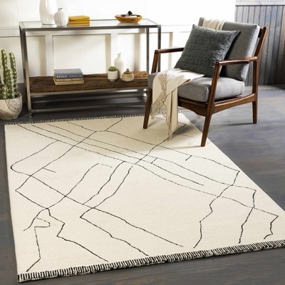 Hauteloom Alaca Arsenal Cream Wool Rug