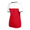 MLB Washington Nationals Women's Bi-Blend Ringer T-Shirt - 2 of 4