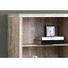 Monarch Specialties Bookshelf Bookcase Etagere 5 Tier 48InchH Office Bedroom Laminate Beige Contemporary Modern - 3 of 4