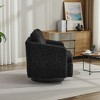 NicBex Chenille Swivel Accent Chair,Upholstered Swivel Living Room Chairs with Mid-Height Backrest,Round Armchair,Accent Chairs for Living Room - 4 of 4