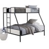 Twin Over Full Metal Bunk Bed with Ladder for Bedroom - 2 of 4