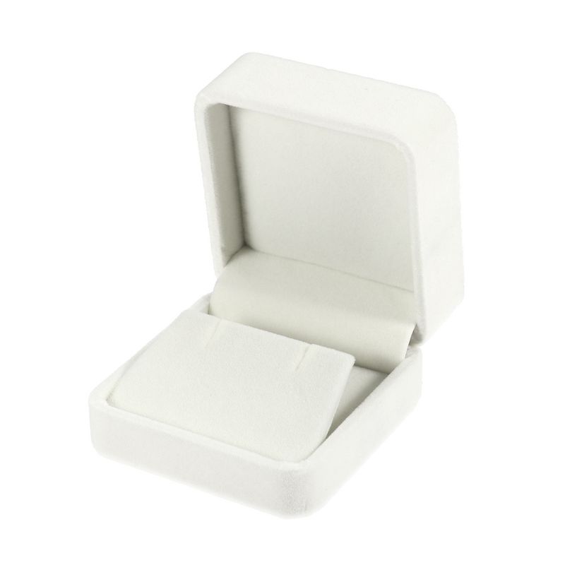Unique Bargains Luxury Suede Jewelry Earrings Box 1 Pc, 1 of 7