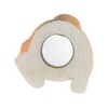 Unique Bargains Decorative Magnets Magnetic Fridge Irregular Shape Squirrel Butt Synthetic Resin 1Pc - 3 of 3