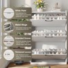 Shoe Cabinet with Flip Louvered Doors, Narrow Shoe Rack with Metal Hinges - 3 of 4