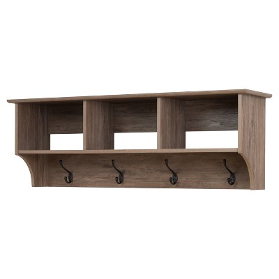 48" Wide Hanging Entryway Shelf Drifted Gray - Prepac