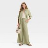 Women's Long Sleeve Gauze Collared Button-Down Shirt - Universal Thread™ - 3 of 3