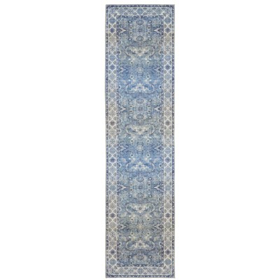 Oriental Weavers Myers Park MYP04 Blue/ Grey Indoor Area Rug - 2' x 8'