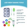 Curious Chef 16-Piece Cupcake & Decorating Kit for Kids, Dishwasher Safe & BPA-Free Plastic, Real Tools - 3 of 4