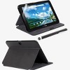 Verizon Folio Case, Screen Protector, Stylus Bundle for Ellipsis 10 - Black - image 2 of 2