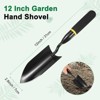 Unique Bargains Manganese Steel Anti-slip Rubber Handle Hand-welded Gardening Trowel - 3 of 4