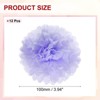 Unique Bargains Birthday Bachelorette Wedding Party Paper Pom Poms Flower Ball Kit 12 Pcs - 2 of 4