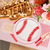 Jollity & Co. - Pink Striped Guest Napkins - Pack of 16 Paper Napkins - 3 of 3