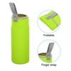 Unique Bargains Neoprene Insulated Water Bottle Sleeve with Finger Strap 2.56"x7.09" 4 Pcs - 4 of 4
