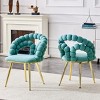 Set of 2 Modern Dining Chairs with Spherical Tufted Upholstery, Stylish Accent Chairs for Kitchen, Dining Room, or Living Areas-Panipeachy - 2 of 4