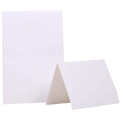 JAM Paper Blank Foldover Cards A2 Size 4 3/8 x 5 7/16 White 309910F