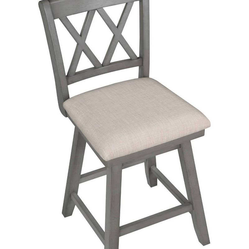 24" Brookline Xx Back Swivel Counter Stool - Home 2 Office, 6 of 9