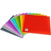 Strictly Briks Classic Stackable Baseplates, For Building Bricks, Bases for Tables, Mats, 12 Pack, 6x6 Inches - Multicolor - image 2 of 4