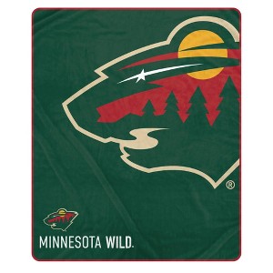 NHL Minnesota Wild 50"x60" Center Ice Ultra Soft Blanket - 1 of 2