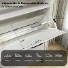 coucheta Shoe Storage Cabinet with 4 Flip Drawers, Freestanding Shoe Cabinet, Shoe Organizer with Open Shelf, Slim Shoe Cabinet for Entryway - 4 of 4