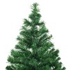 Aghana Digitals 70.9in Pre-lit Artificial Christmas Tree with LED Lights, Green PVC Cone Shape & - 4 of 4