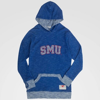 NCAA SMU Mustangs Oversized Hoodie - Blue S