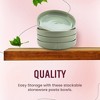 American Atelier Large Pasta Bowls, 42 oz Wide Shallow Stoneware Salad Bowl Set, Plates for Serving Dinner, Kitchen, and Eating, Set of 4 - 3 of 4
