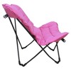 Zenithen Butterfly Folding Accent Chair, Pink - 2 of 4