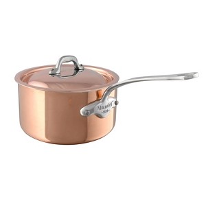 Mauviel M'Heritage M'150s 1.9 qt. Saucepan & Lid Cast Stainless Handle - 1 of 4