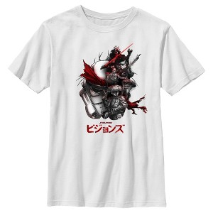 Boy's Star Wars: Visions Anime Faces T-Shirt - 1 of 4
