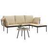 vidaXL Garden Lounge Set Anthracite, Beige - 4 of 4