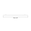Unique Bargains PVC Poster Hanger Rail Poster Strip Bar with Clips for Poster Map - 2 of 4