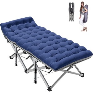 Docred Folding Camping Cot with Mattress & Carry Bag for Adults – Standard & Oversized XXL, Single & 2-Pack Outdoor Sleeping Bed Options - 1 of 4