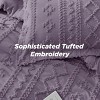 2-3 Pcs Tufted Boho Comforter Set Bed Set GentleSoft Farmhouse Shabby Chic Embroidery Bedding - 4 of 4