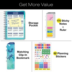 Global Printed Products Hardcover CY 2025 Fashion Planner - 5.5"x8" (Dragonflies) - 1 of 4