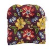 Blazing Needles, 19-inch U-Shaped Spun Polyester Outdoor Tufted Dining Chair Cushion - 2 of 2